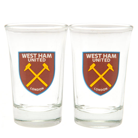 West Ham United FC Shot Glass Set