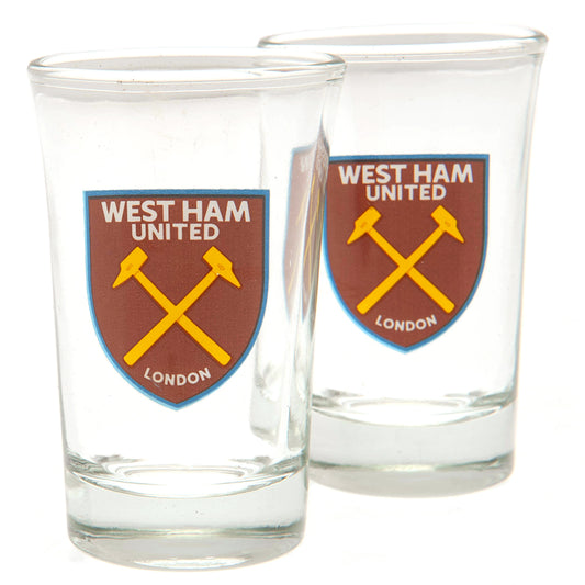 West Ham United FC Shot Glass Set